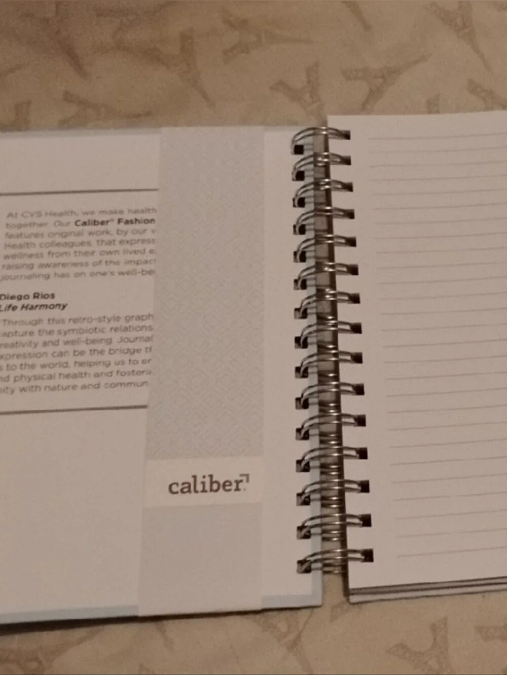 Caliber Artist Series Hardcover Journal Multicolor Artwork 6